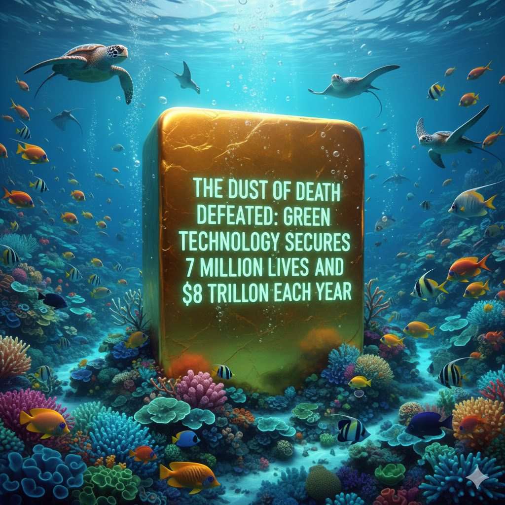 The Dust of Death Defeated: Green Technology Secures 7 Million Lives and $8 Trillion Each Year
